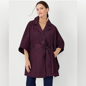 Brand NWT Ann Taylor Trench Poncho Size XS/S